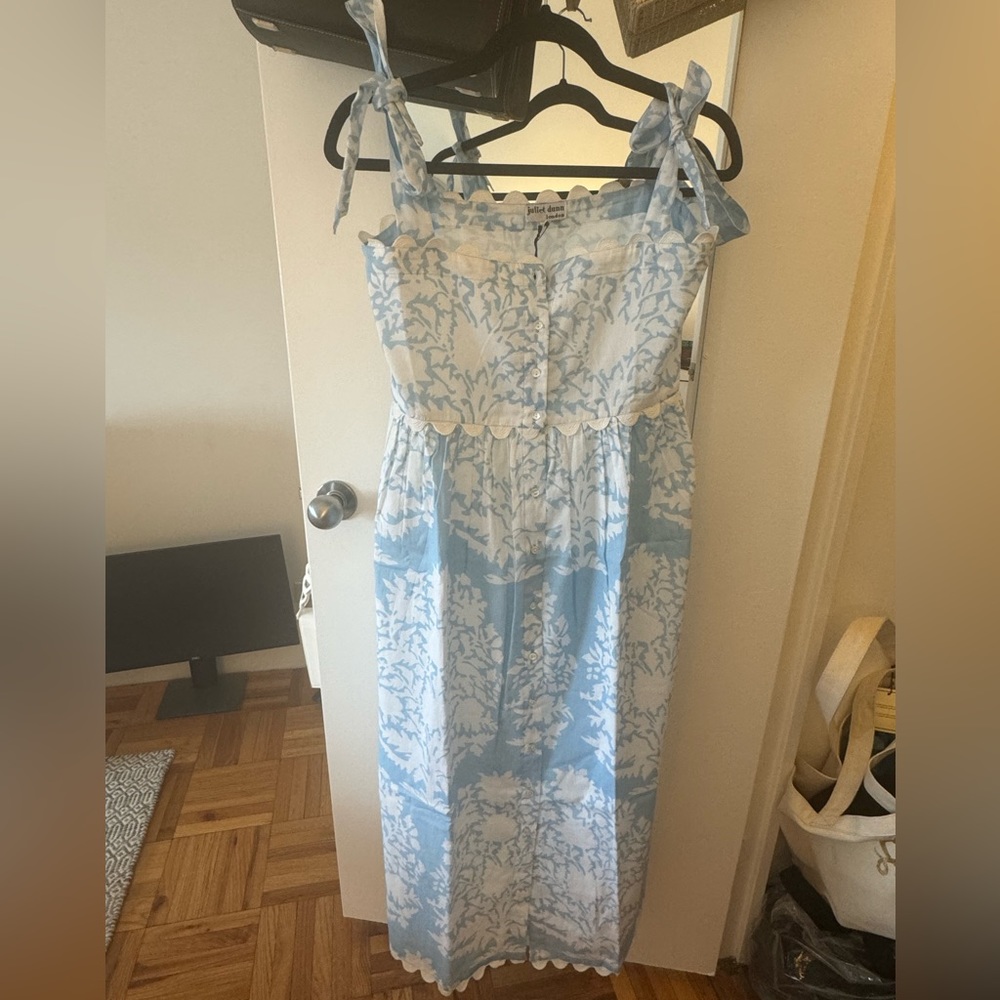 Juliet Dunn Floral Cotton Dress